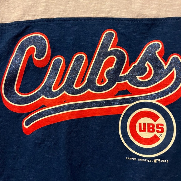Cubs Blue and White Women’s Shirt NWOT Size M - Picture 3 of 4
